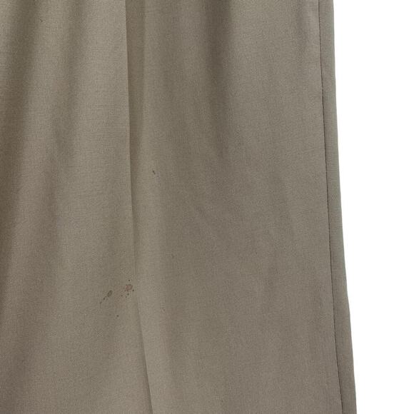 Vintage Burberry’s Khaki Pants Straight Leg Tan Beige Waist Size 36 - Picture 8 of 10